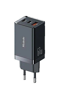 Сетевая зарядка Mcdodo 67W GaN 5 mini + C-C cable 2 m CH-1543 (Черный)