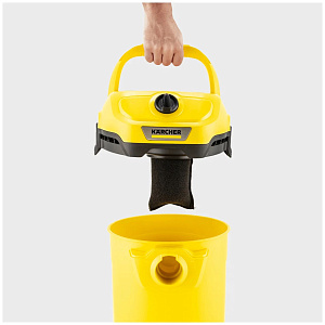 Хозяйственный пылесос Karcher WD 2 PLUS V-12/4/18/C (Жёлтый)