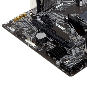 Материнская плата Gigabyte A520M K V2 Socket-AM4 AMD 2xDDR4, 4xSATA3, RAID, 1xM.2, 1xPCI-E 16x, 4xUSB 3.2, D-Sub, HDMI, GLAN mATX Ret (Черный)