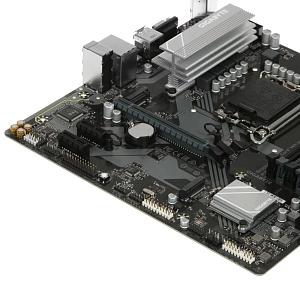 Материнская платаGigabyte B760M D3HP DDR4 Socket-1700 4xDDR4, 4xSATA3, RAID, 2xM.2, 1xPCI-E16x, 3xUSB3.2, D-Sub, DP, HDMI, Glan, mATX (Черный)