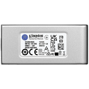 Внешний SSD-накопитель Kingston XS2000 SXS2000/2000GA USB 3.2 (Серебристый, 2 ТБ)