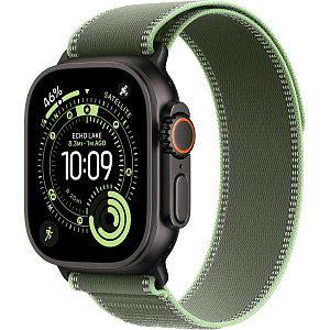 Умные часы Apple Watch Ultra 3 (Black, 49mm, Trail Loop, Green/Neon, S/M)