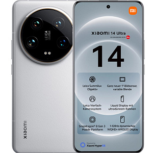 Смартфон Xiaomi 14 Ultra 16/512Gb Global (Белый, 512 ГБ, 16 ГБ, Global, nanoSim+eSim, Без Rustore)