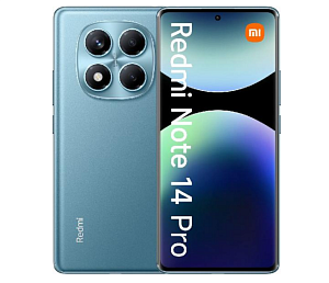 Смартфон Xiaomi Redmi Note 14 Pro 4G 8/256GB (Синий, 8 ГБ, 256 ГБ, Global, Dual nanoSim, Без Rustore)