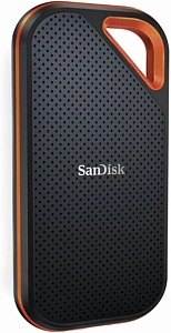 Внешний SSD-накопитель Sandisk Extreme Pro Portable SDSSDE81-2T00-G25 USB 3.1 (Черный, 2 ТБ)