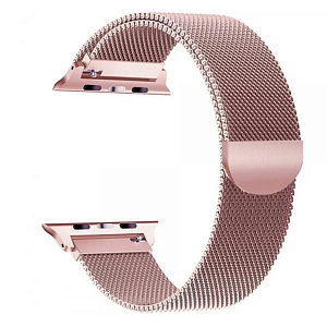 Ремешок для Apple Watch Milanese Loop 38/40mm (Розовое золото)