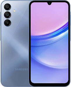 Смартфон Samsung Galaxy A15 4G 6/128GB (Синий, 128 ГБ, 6 ГБ, Dual nanoSim, Global, Без Rustore)