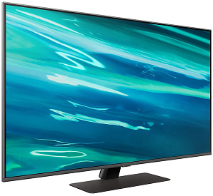 Телевизор Samsung QE50Q80AAU QLED, HDR (2021) (RU/A) (Чёрный, RU)