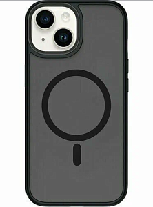 Чехол силиконовый Wiwu Protective для iPhone 15 (Черный)