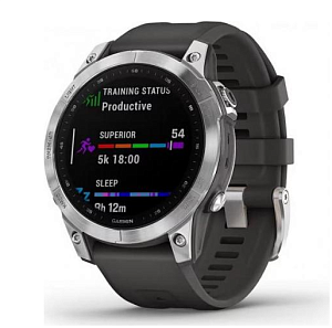 Умные часы Garmin Fenix 7 Sapphire Solar (Серый)