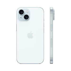 Смартфон Apple iPhone 15 128GB nanoSim+eSim (Синий, 128 ГБ, 6 ГБ, Global, nanoSim+eSim, Без Rustore)