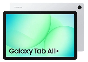 Планшет Samsung Galaxy Tab A11 Plus (6 ГБ, 128 ГБ, Серебристый, Wi‑Fi + Cellular, Без Rustore)