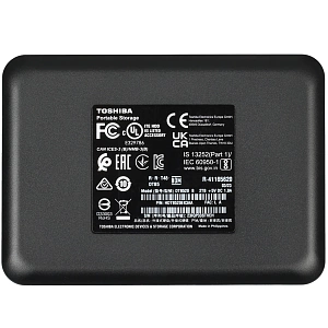 Внешний жесткий диск Toshiba HDTB520EK3AA 5400rpm USB3.0 Canvio Basic (Черный, 2 ТБ)