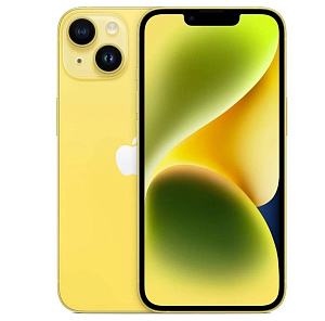Смартфон Apple iPhone 14 128GB eSIM (128 ГБ, Жёлтый, США, 6 ГБ, eSim, Без Rustore)