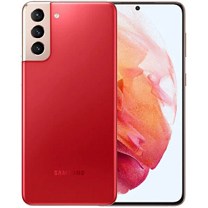 Смартфон Samsung Galaxy S21 Plus 5G 8/128GB (Красный, 8 ГБ, 128 ГБ, nanoSim+eSim, Global, Без Rustore)