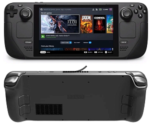 Игровая приставка Valve Steam Deck 64GB (16 ГБ, 64 ГБ, Черный, LCD, 7")