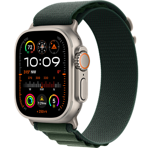 Умные часы Apple Watch Ultra 2 49 мм (2024) Natural Case with Alpine Loop (49mm, Dark Green S, S)