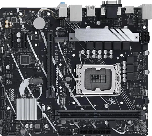 Материнская плата ASUS Prime B760M-K D4 Socket-1700 2xDDR4, 4xSATA3, RAID, 2xM.2, 1xPCI-E16x, 4xUSB3.2, D-Sub, HDMI, Glan, mATX (Черный)