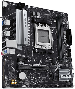 Материнская плата ASUS Prime B650M-R Socket AM5 2xDDR5, 4xSATA3, RAID, 2xM.2, 2xPCI-E16x, 2xUSB3.2, HDMI, 2.5Glan, mATX (Черный)