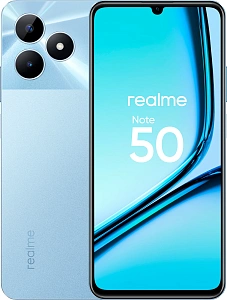 Смартфон Realme Note 50 3/64GB Global (64 ГБ, Голубой, 3 ГБ, Global, Dual nanoSim, Без Rustore)