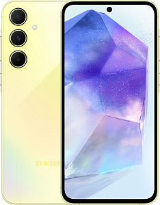Смартфон Samsung Galaxy A55 5G 12/256GB (Жёлтый, 12 ГБ, 256 ГБ, nanoSim+eSim, Global, Без Rustore)