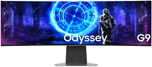 Смарт-монитор Samsung Odyssey G9 G95SD (Серебристый, 49", OLED, S49DG952SI, CN)