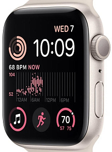Умные часы Apple Watch SE Gen 2 40мм (2022) (40mm, Сияющая звезда S/M, S/M)