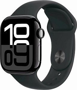 Умные часы Apple Watch Series 10 46мм (Черный, 46mm, M/L, Sport Band)