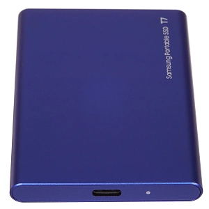 Внешний SSD-накопитель Samsung T7 MU-PC1T0H/WW USB 3.2 Type C (Синий, 1 ТБ)