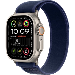Умные часы Apple Watch Ultra 2 49 мм (2024) Natural Case with Trail Loop (49mm, Blue S/M, S/M)