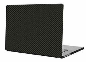 Чехол накладка карбоновая KZDOO Air Carbon для Macbook Air 13.6 (Черный)