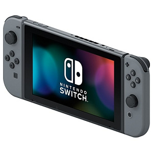 Игровая приставка Nintendo Switch rev.2 (Серый, 32 ГБ, 6.2", LCD)