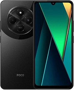 Смартфон Xiaomi POCO C75 6/128GB RU (Чёрный, 6 ГБ, 128 ГБ, RU, Dual nanoSim, Без Rustore)
