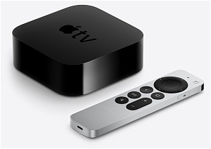 ТВ-приставка Apple TV 4K 32GB 2021 (32 ГБ, Чёрный)