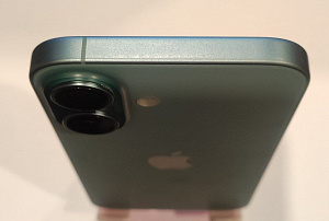 Смартфон Apple iPhone 16 128GB nanoSim+eSim (8 ГБ, 128 ГБ, Зеленый, nanoSim+eSim, Global, Без Rustore, Уценка)