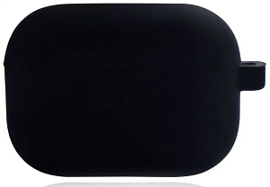 Чехол силиконовый для AirPods Pro 2 (Черный)